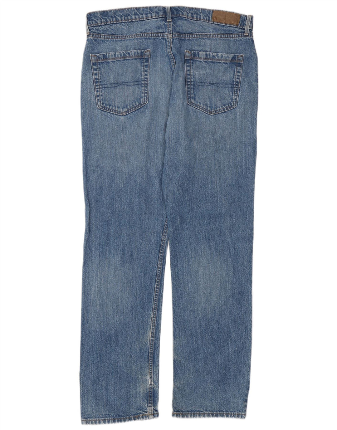 Marks & Spencer Herre Regular Straight Jeans W34 L31 Blå Bomuld