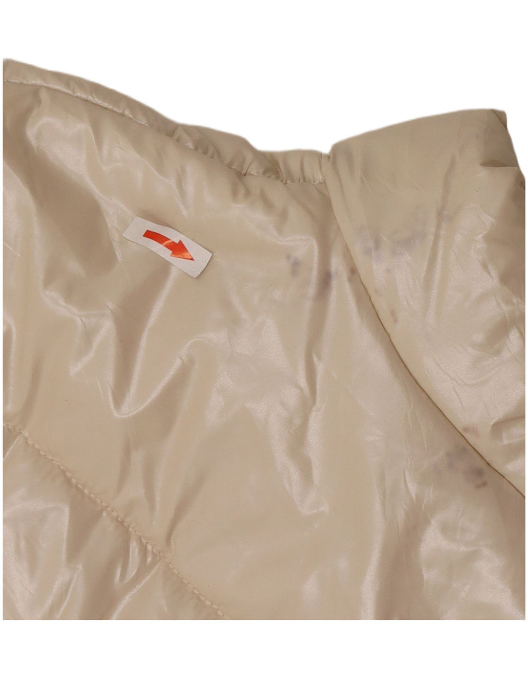 Benetton Polstret Damejakke UK 18 XL Beige Polyamid