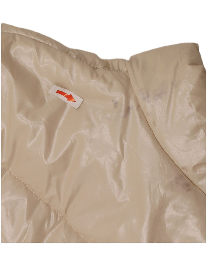 Benetton Polstret Damejakke UK 18 XL Beige Polyamid