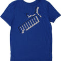 PUMA Boys Graphic T-Shirt Top 10-11 Years Medium Blue Cotton Vintage Puma and Second-Hand Puma from Messina Hembry 