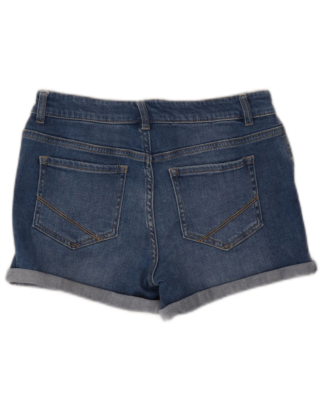 Oasis Dame denim Shorts UK 12 Medium W30 Blå Bomuld