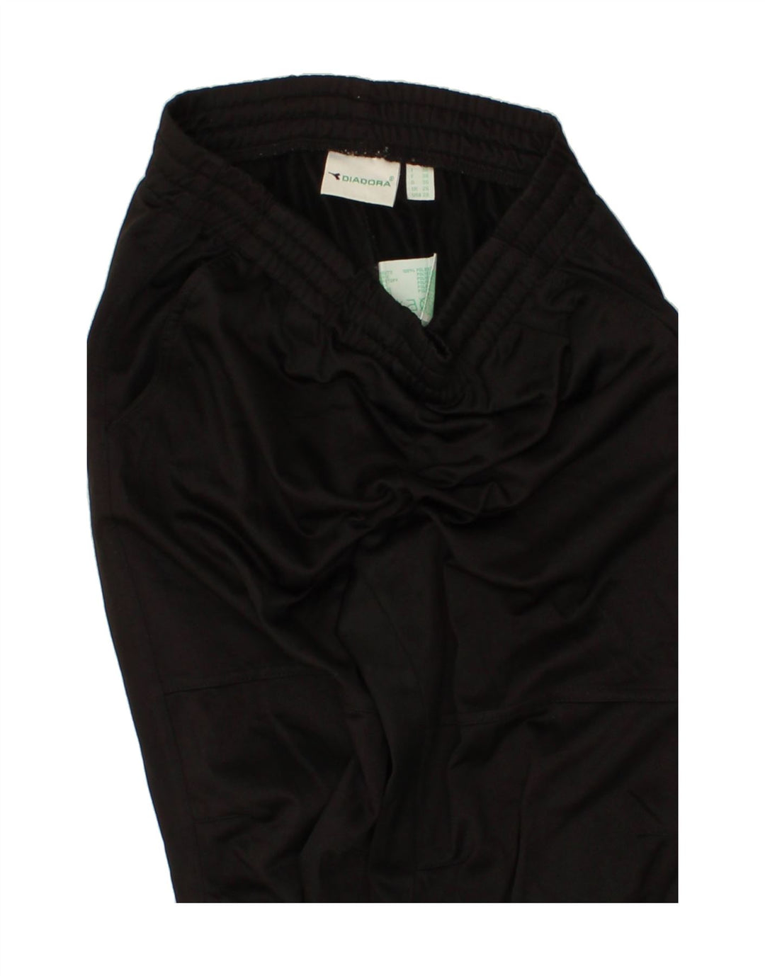 DIADORA Boys Tracksuit Trousers 9-10 Years Black Colourblock Polyester Vintage Diadora and Second-Hand Diadora from Messina Hembry 