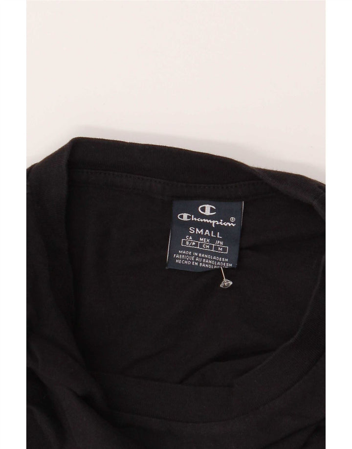 Champion Herre T-shirt Top Lille sort bomuld