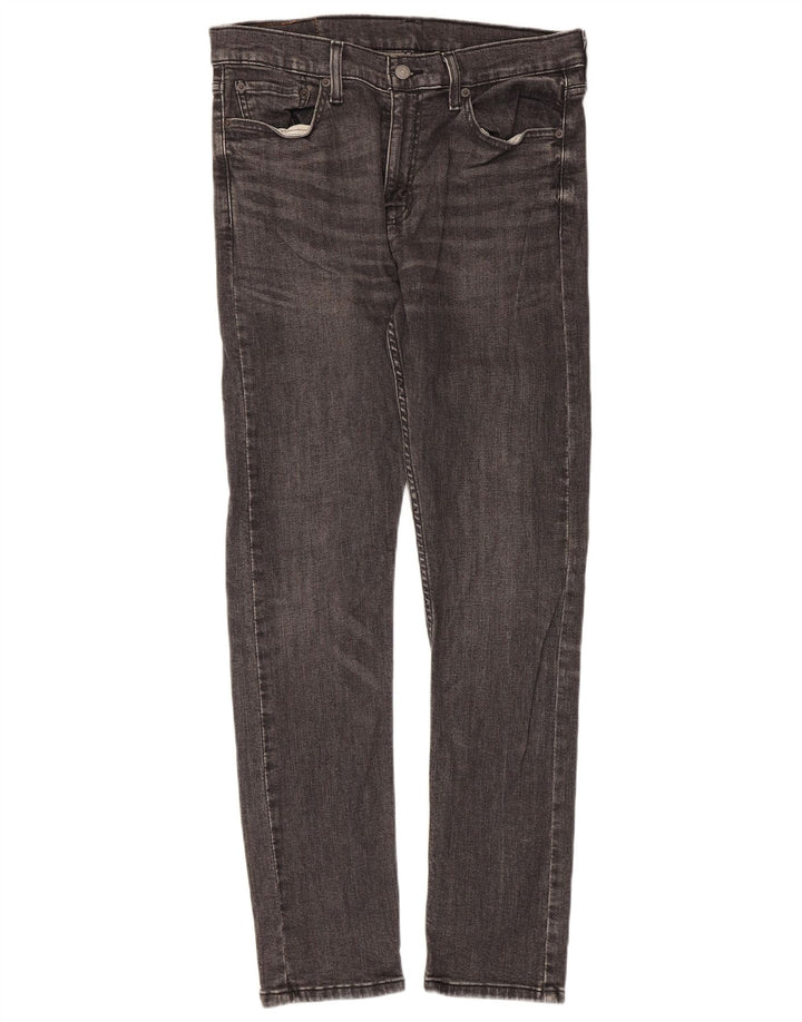 LEVI'S Herre 510 Skinny Jeans W32 L32 Grå Bomuld