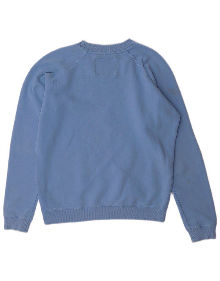 JACK WILLS Womens Oversized Sweatshirt Jumper UK 8 Small Blue Cotton