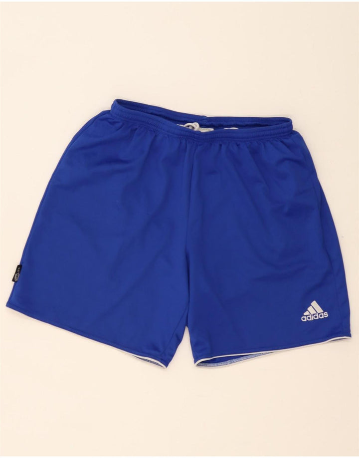 ADIDAS Mens Climalite Sport Shorts Large  Blue Polyester Vintage Adidas and Second-Hand Adidas from Messina Hembry 