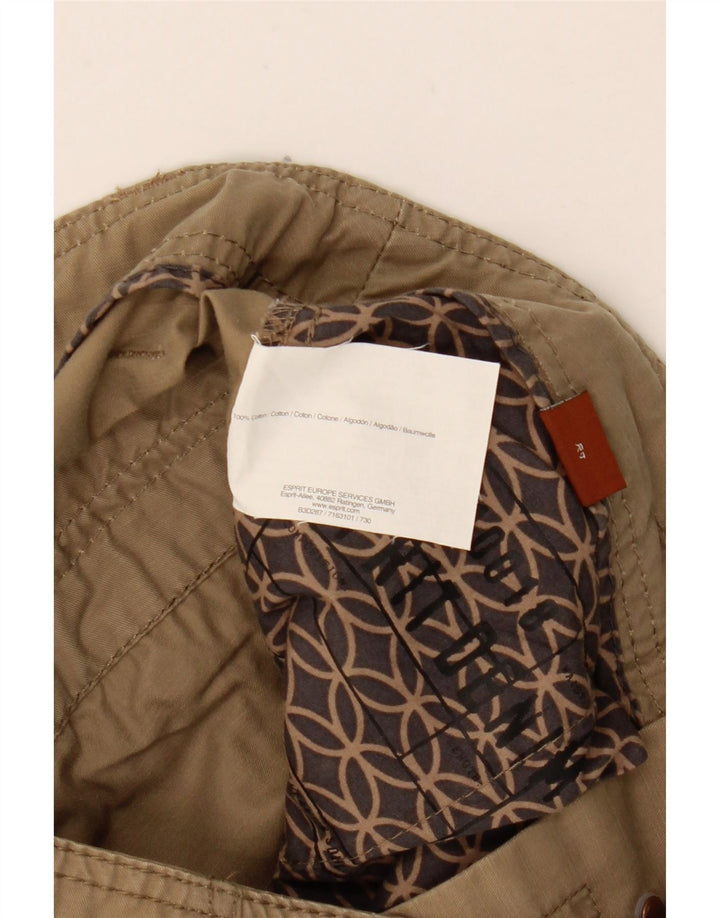 ESPRIT Straight Cargo bukser til mænd W30 L27 Beige bomuld