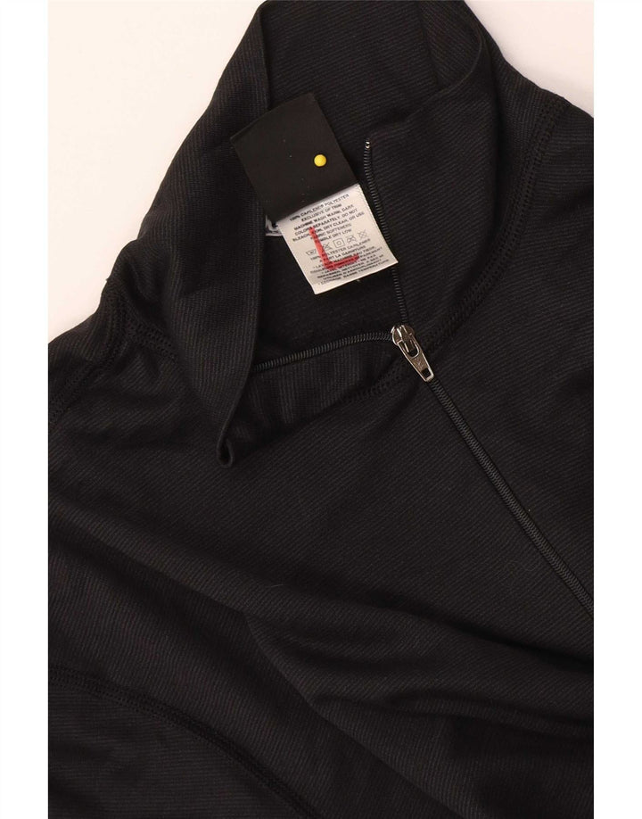Patagonia T-shirt med lynlås til kvinder, DK 14 Medium Sort Polyester