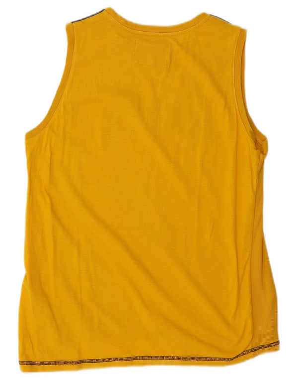 Champion Boys Grafisk Vest Top 13-14 år XL Gul Bomuld