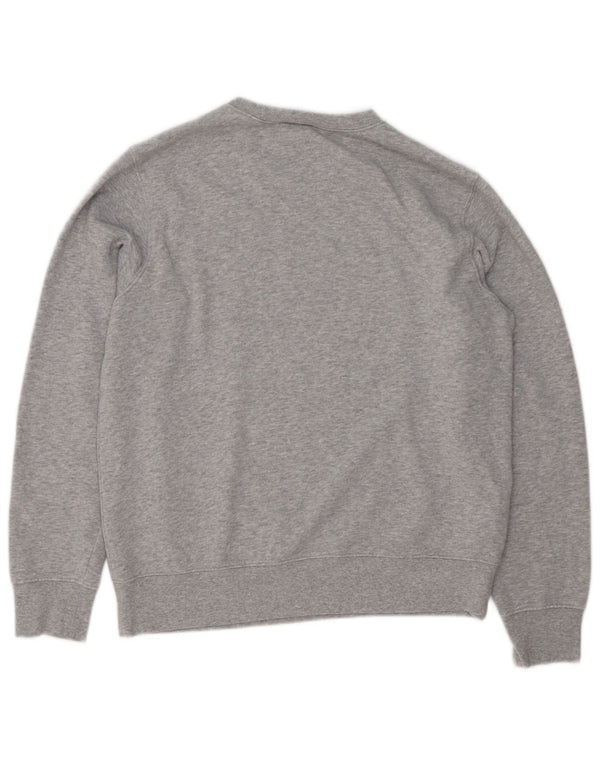New Balance Herre sweatshirt Jumper Medium Grey Flecked Bomuld