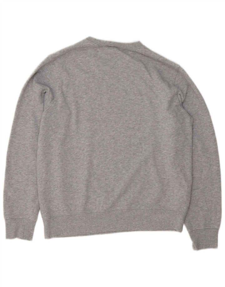 New Balance Herre sweatshirt Jumper Medium Grey Flecked Bomuld