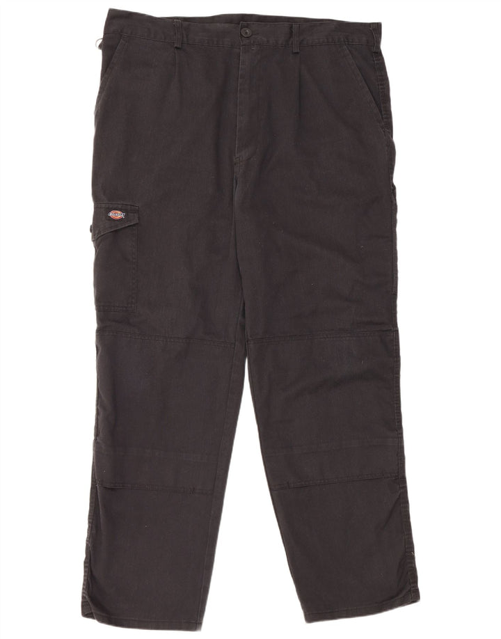 Dickies Herre Straight Cargo Bukser W40 L30 Sort Polyester