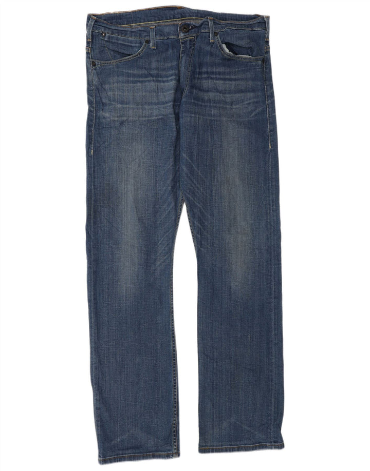 Levi's Straight Jeans til mænd W36 L34 blå bomuld