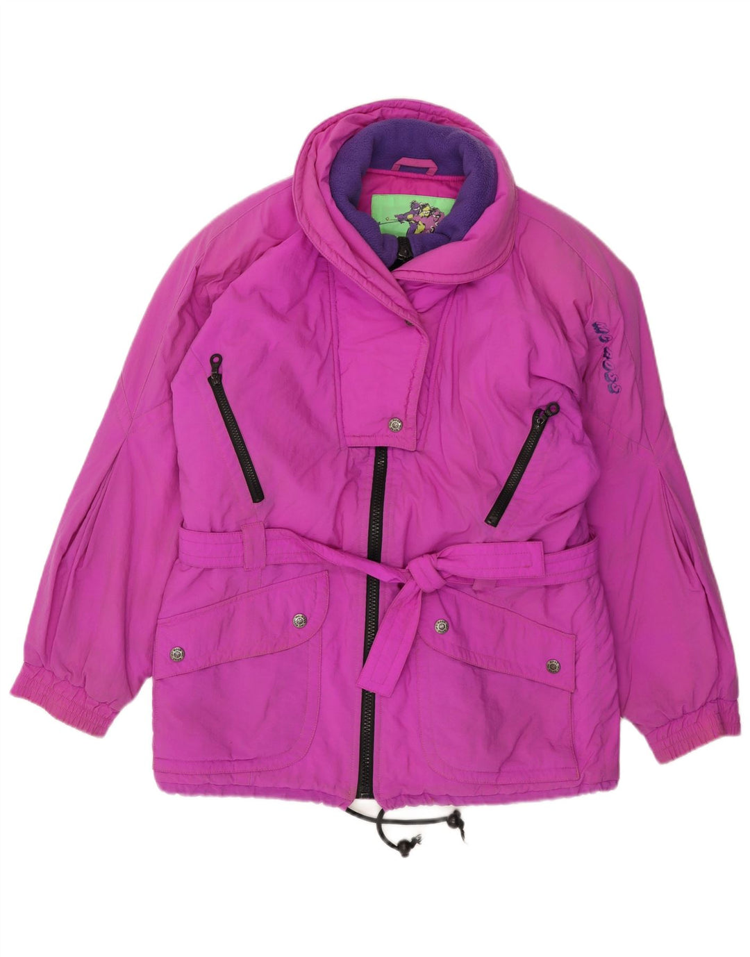 MC Ross Dame Skijakke UK 16 Large Pink Retro