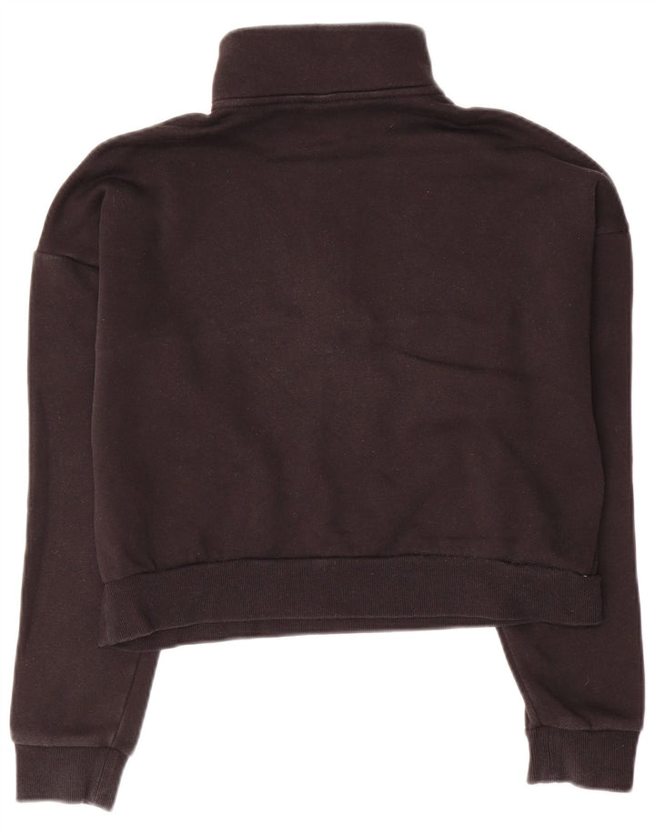 ADIDAS Piger Loose Fit Crop Sweatshirt Jumper 12-13 år Sort Bomuld