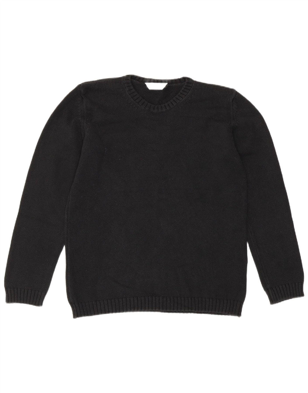 Marks & Spencer Dame Oversized Crew Neck sweater UK 10 Small Black