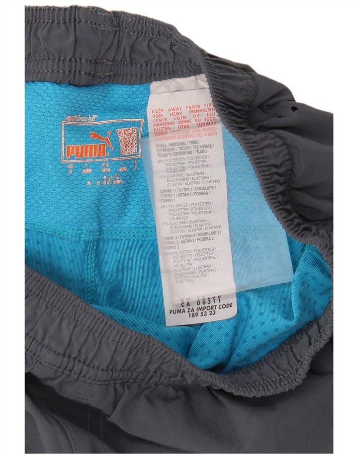 Puma Herre Sportshorts Medium Grey Colourblock Polyester
