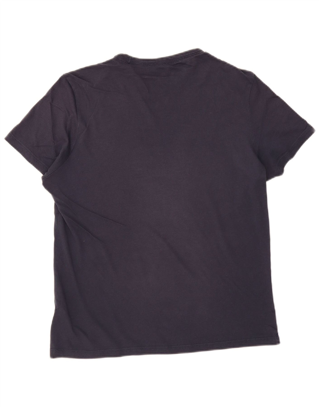 JACK & JONES Herre grafisk T-shirt top mellem marineblå bomuld