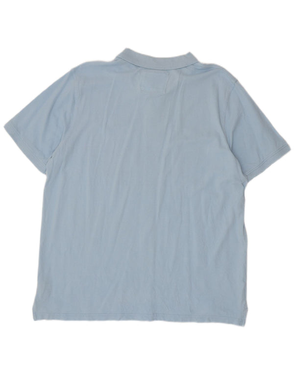 Crew Clothing Herre poloshirt 2XL Blå Bomuld