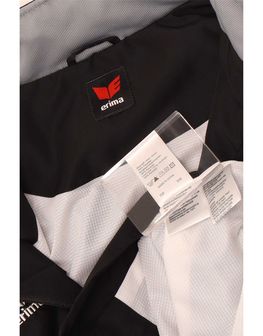 Erima Træningsdragt til mænd Topjakke UK 38/40 Medium Sort Colourblock Polyester