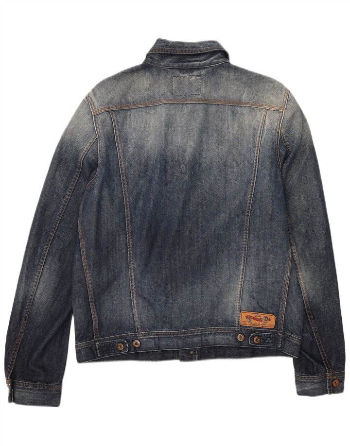 Diesel Herre denimjakke UK 42 XL Blå Bomuld