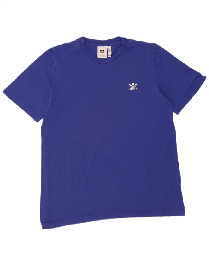 ADIDAS Mens T-Shirt Top Large Blue