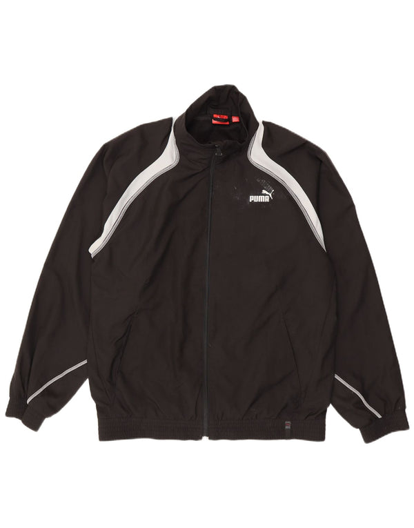 Puma Træningsdragt til mænd Topjakke Medium Sort Colourblock Polyester