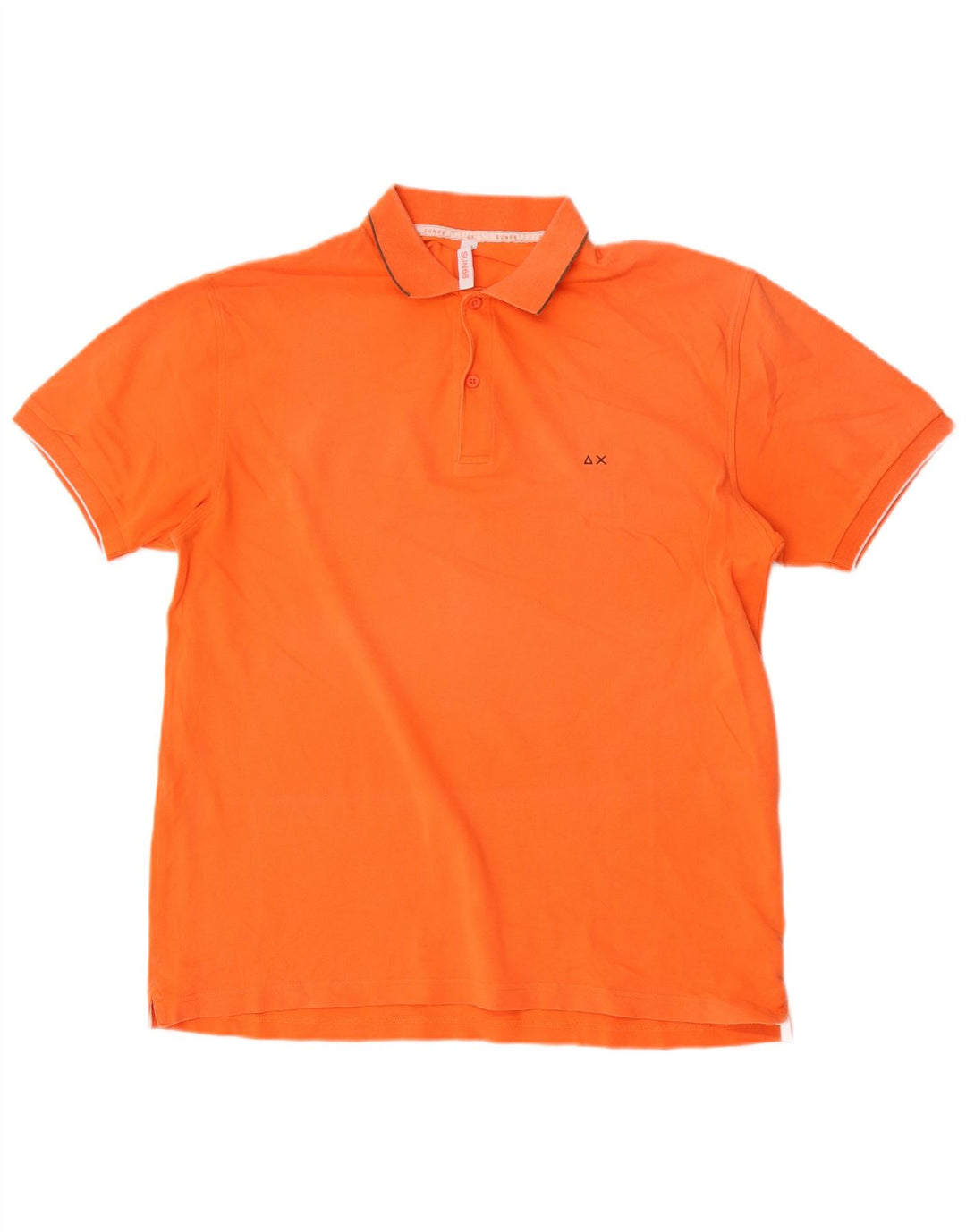 Sun68 Herre poloshirt 2XL Orange Bomuld