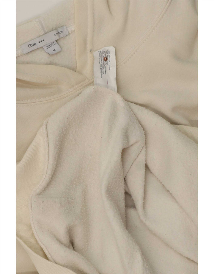 Gap Herre grafisk hættetrøje Jumper Medium Hvid Bomuld