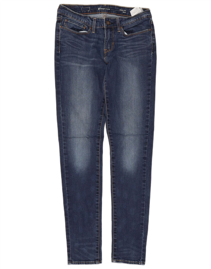 Levi's Womens Slight Curve Modern Rise Skinny Jeans W27 L32 Navy Blue