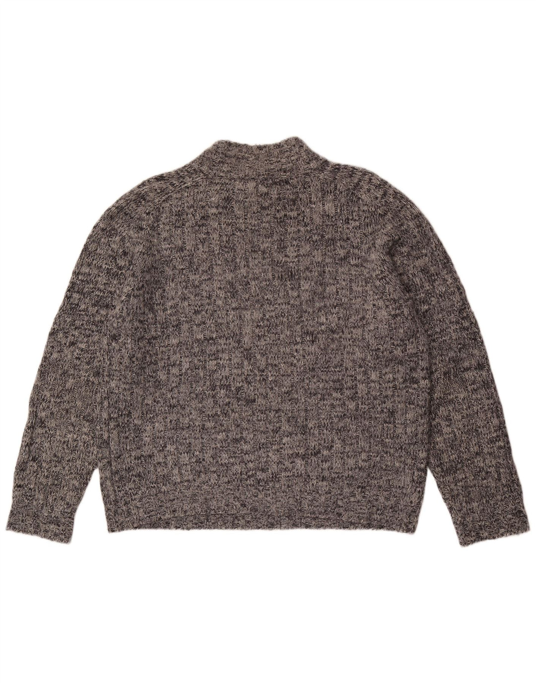 Marks & Spencer Dame sweater med lynlåshals DK 16 Stor grå flækket