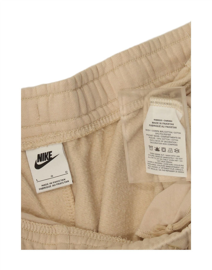 Nike Sportsshorts til mænd store beige bomuld