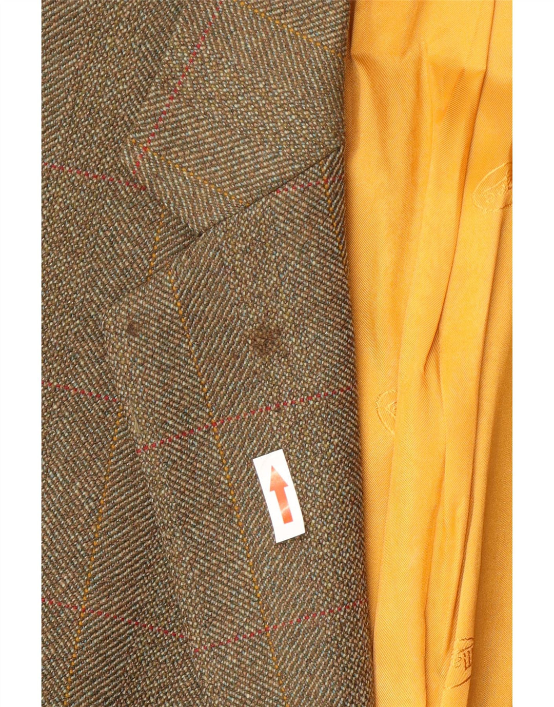 Magee Herre 2-knaps blazerjakke UK 42 XL brun ternet uld