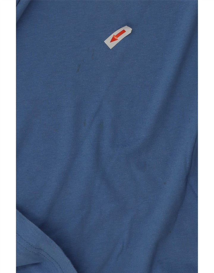 Puma Herre Grafisk T-Shirt Top XL Blå Bomuld