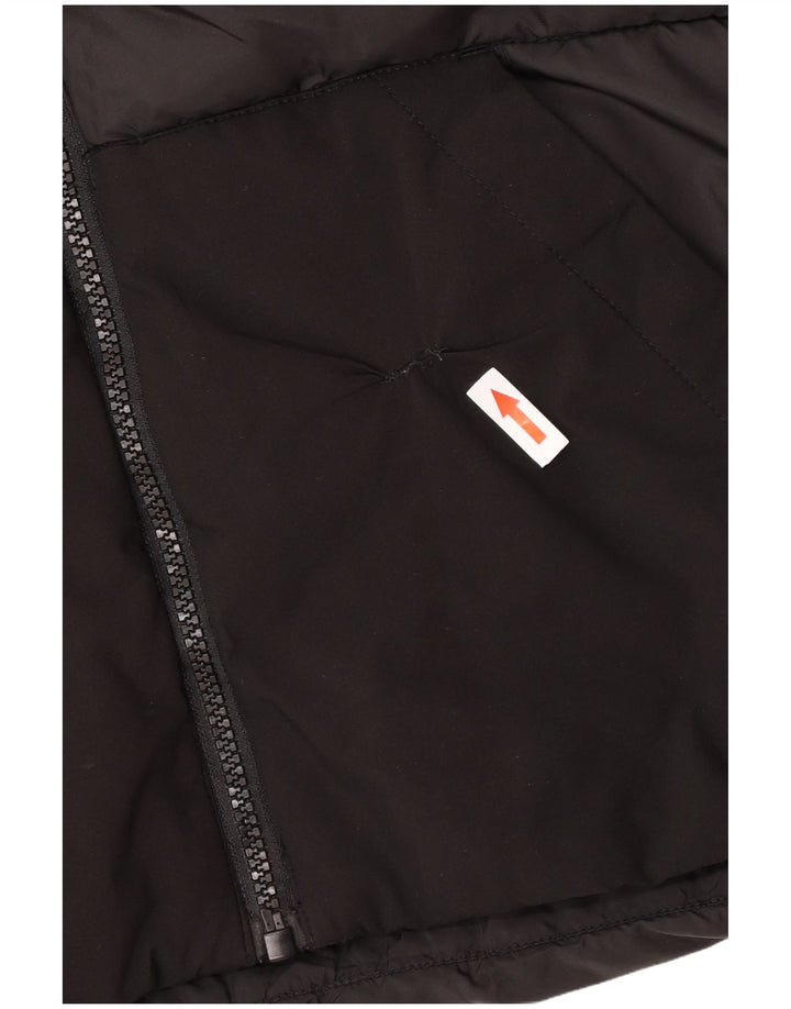 Zara Herre Polstret Gilet UK 36 Small Black Polyester