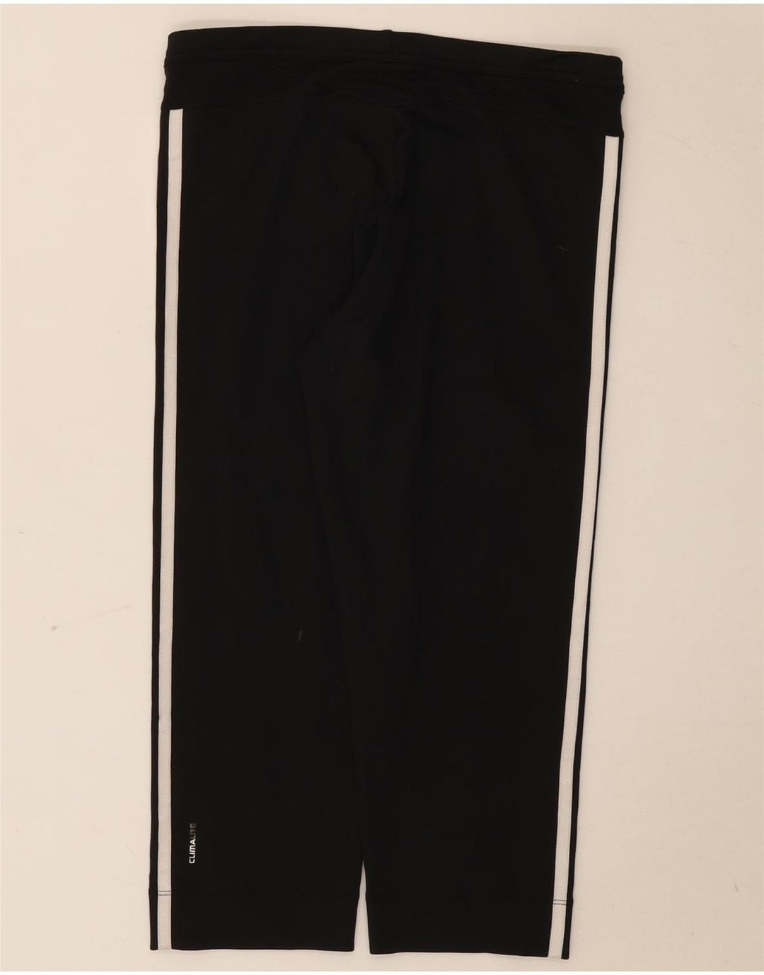 Adidas Dame Climalite Capri Træningsdragt Bukser UK 14 Medium Sort