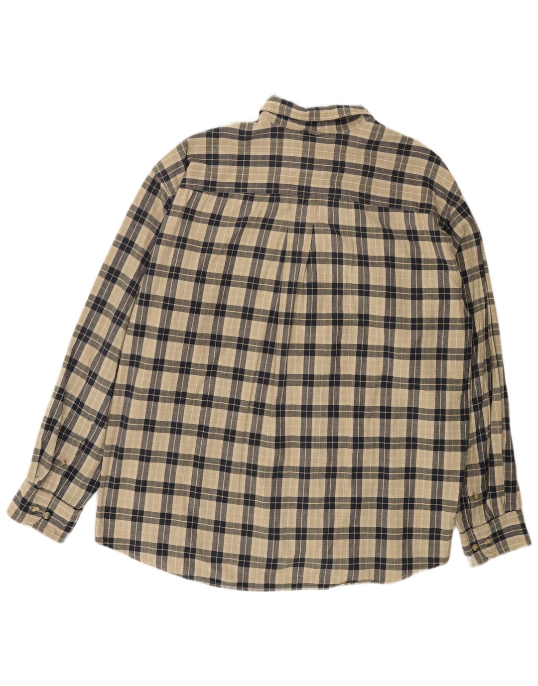 Timberland Herre flannelskjorte XL Beige ternet bomuld