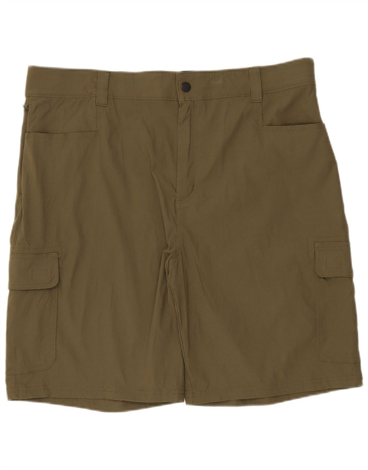 ORVIS Herre Cargo Shorts W40 XL Khaki Nylon