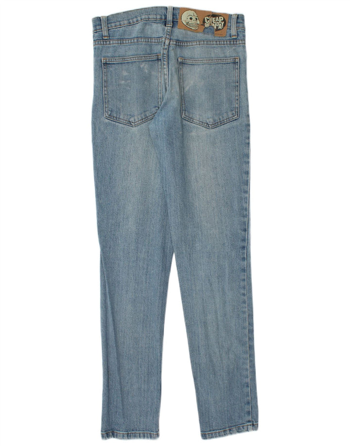 Billige Mandag Dame Skinny Jeans W29 L32 Blå