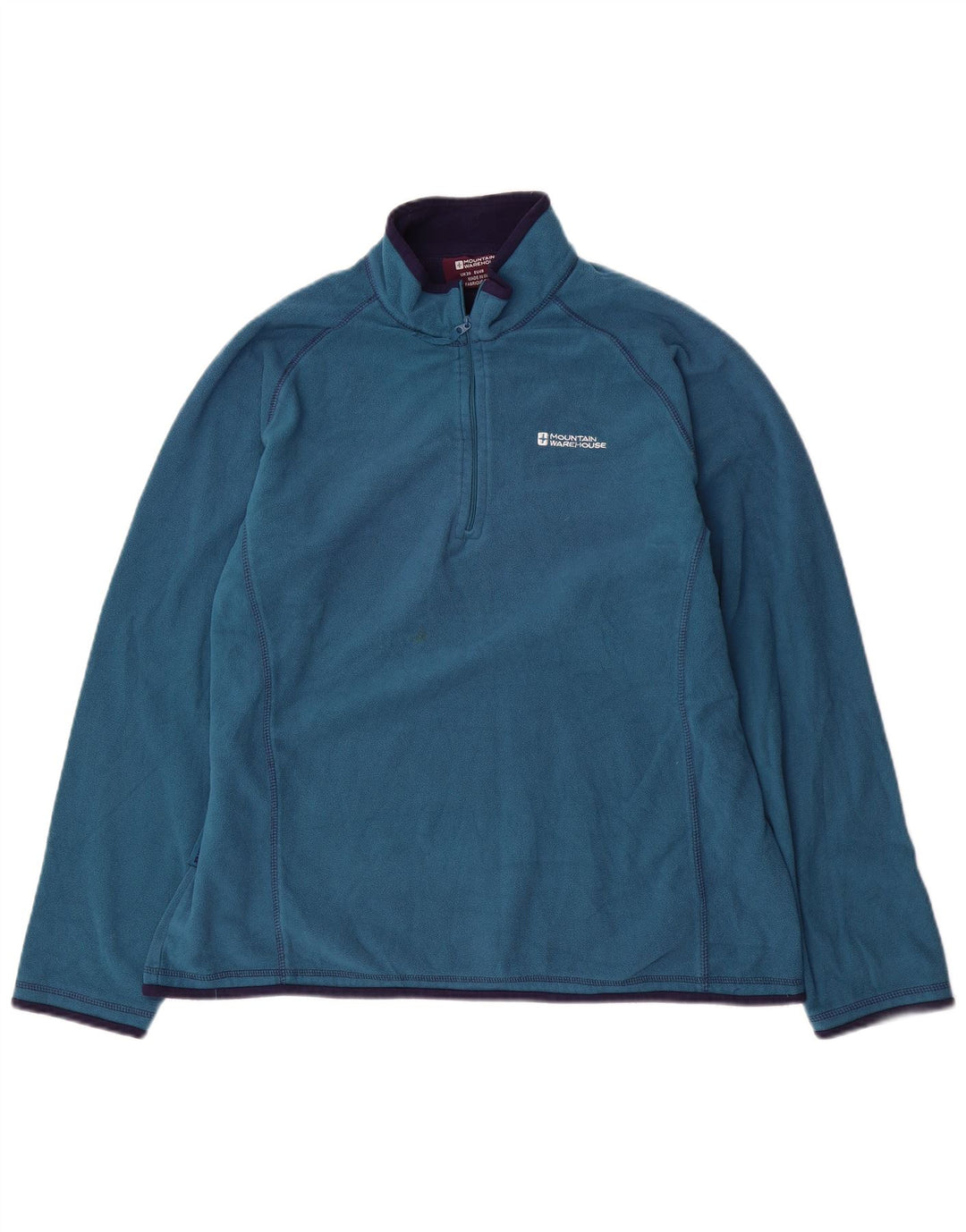 MOUNTAIN WAREHOUSE Fleecetrøje til kvinder med lynlåshals DK 20 2XL Blå Polyester