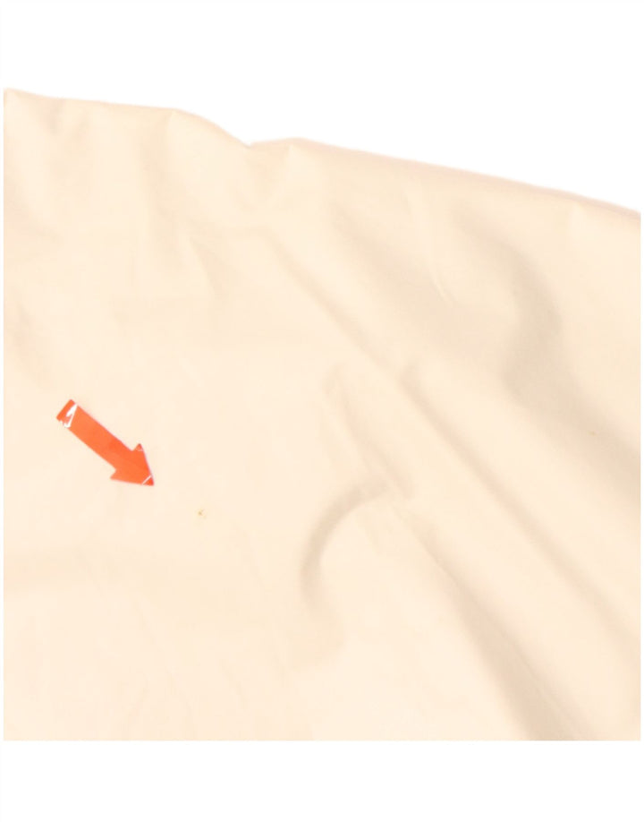 K-WAY Herre 2000 Regnjakke med hætte UK 44 2XL Hvid Colourblock Polyamid