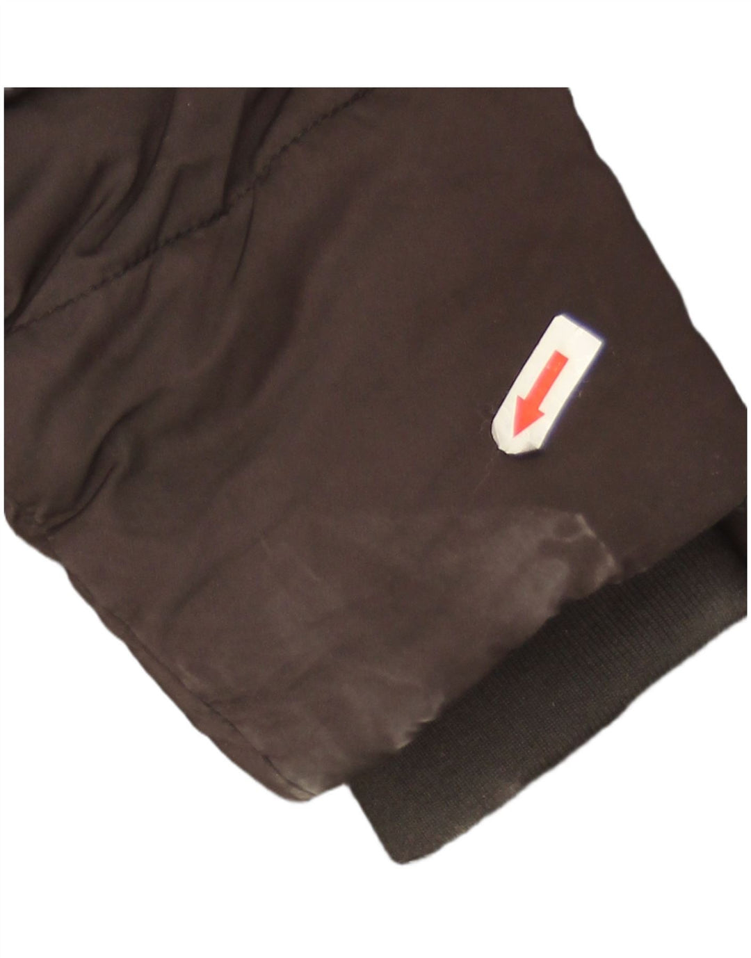 Tommy Hilfiger Womens Crop Oversized polstret jakke UK 6 XS Grå polyamid