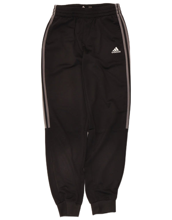 Adidas drenge grafisk træningsdragt bukser jogger 15-16 år sort polyester