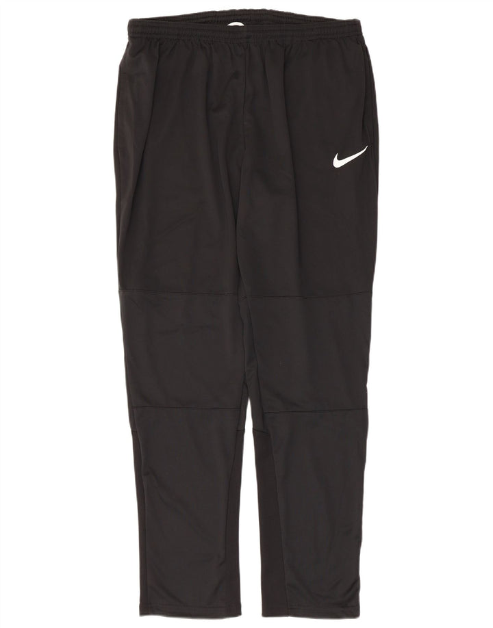 NIKE Dri Fit træningsdragtsbukser til kvinder UK 18 XL sort polyester