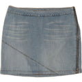 KAOS Womens Denim Skirt IT 42 Medium W30 Blue Cotton Vintage Kaos and Second-Hand Kaos from Messina Hembry 