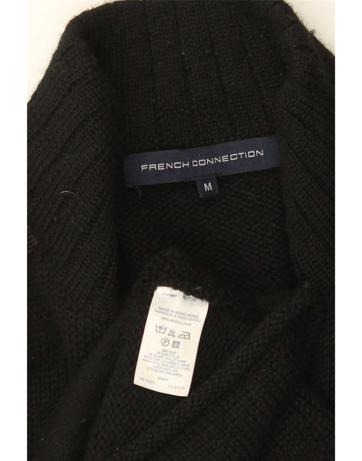 French Connection Herre cardigan sweater Medium Sort Uld