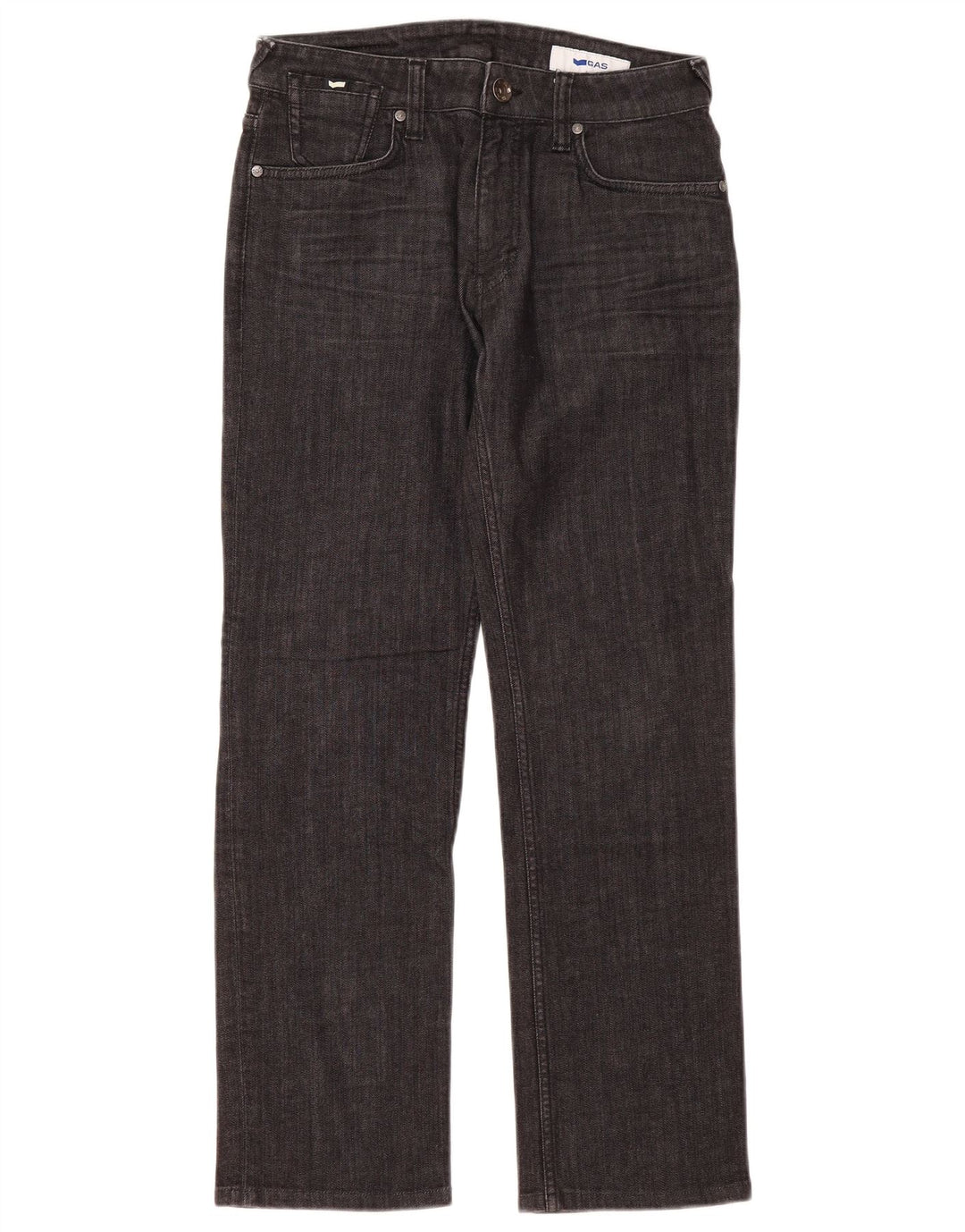 Gas Straight Jeans til kvinder W30 L30 Grå Bomuld