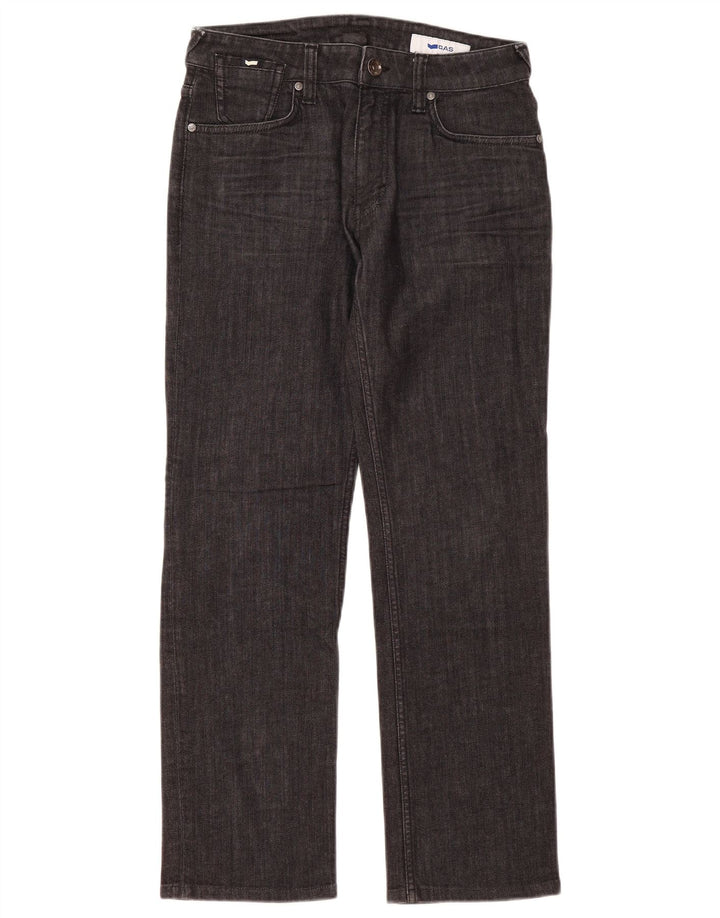 Gas Straight Jeans til kvinder W30 L30 Grå Bomuld
