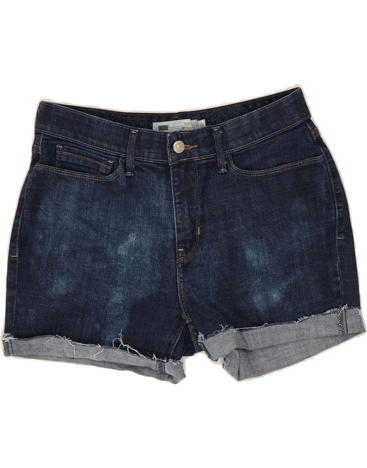 LEVI'S Womens 525 Denim Shorts US 10 Large W28 Navy Blue Cotton Vintage Levi's and Second-Hand Levi's from Messina Hembry 