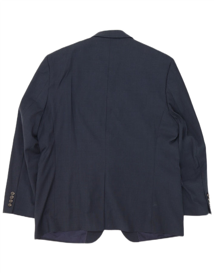 Chaps Herre 2-knaps blazerjakke UK 46 3XL Marineblå Uld